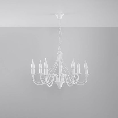 Lühter Minerwa 7 Valge E14 - BrighteNova