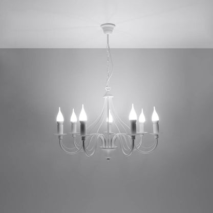 Lühter Minerwa 7 Valge E14 - BrighteNova
