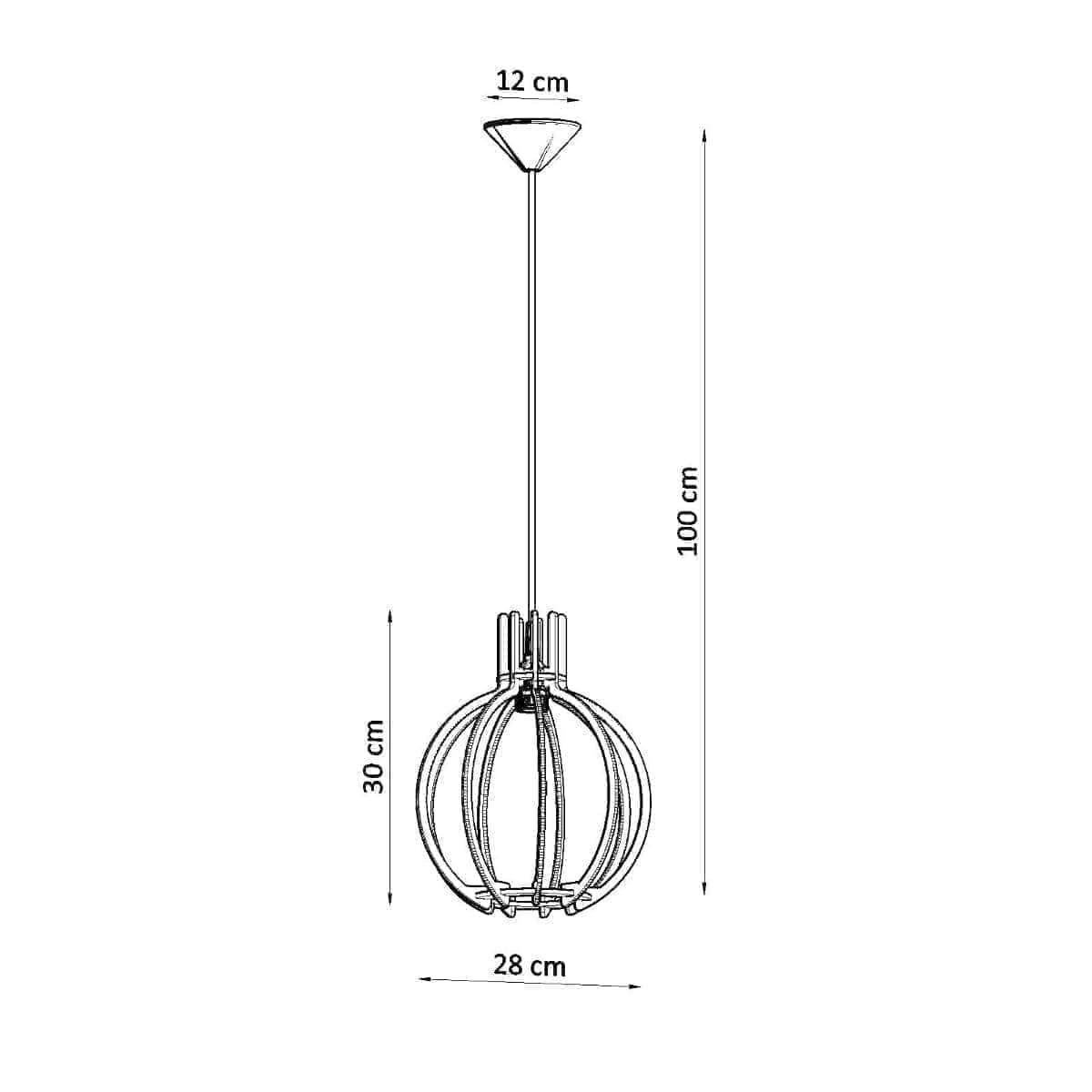 Ripplamp Arancia Puit E27 - BrighteNova