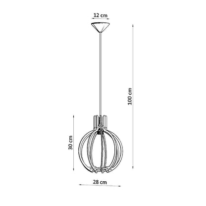 Ripplamp Arancia Puit E27 - BrighteNova