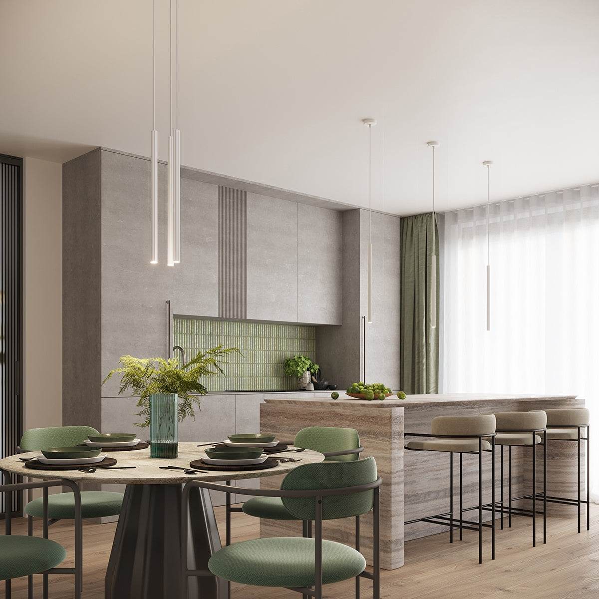 Ripplamp Arche 1 Valge G9 - BrighteNova