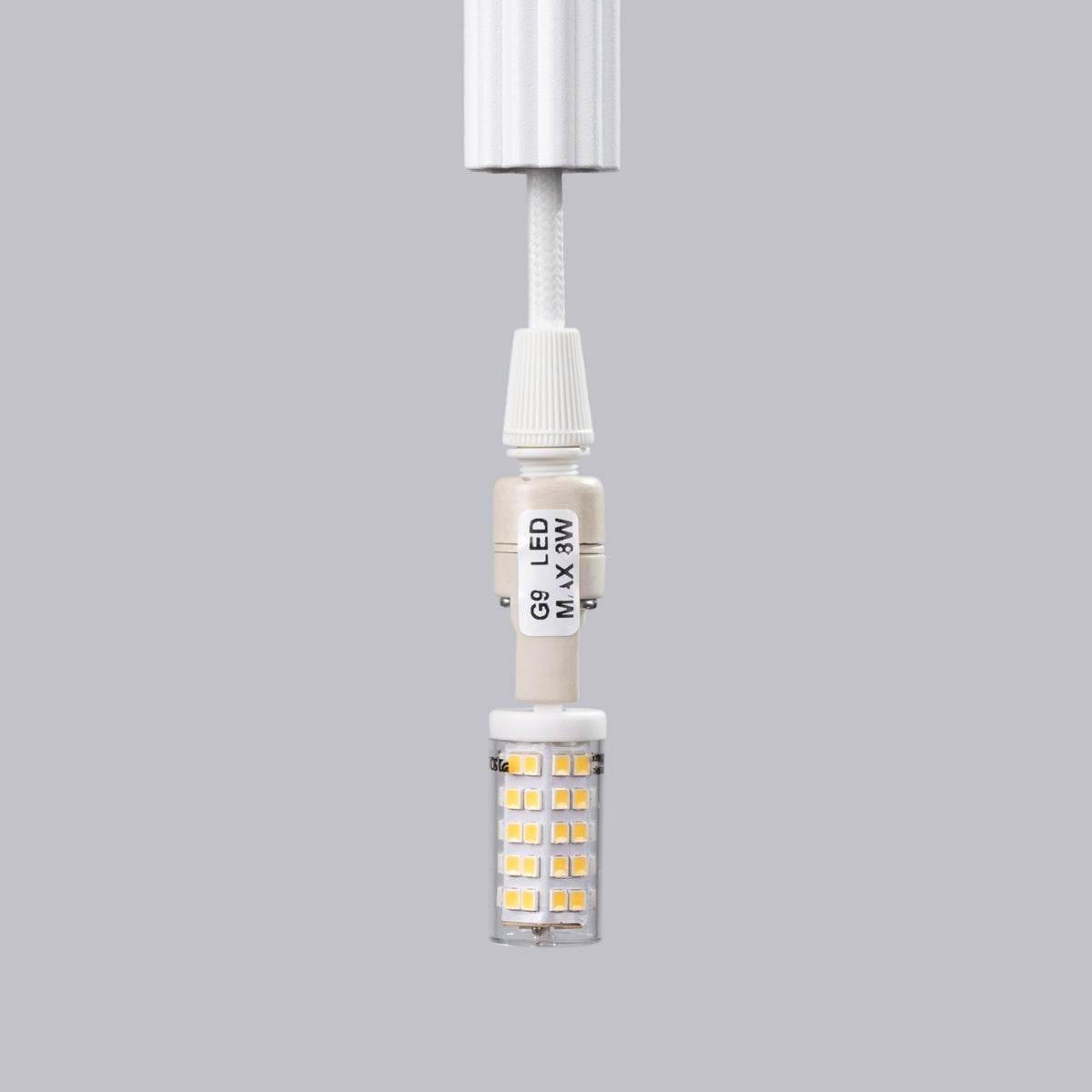 Ripplamp Arche 1 Valge G9 - BrighteNova