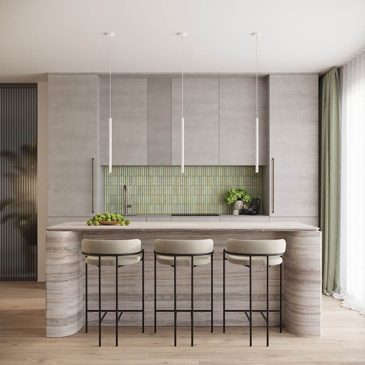 Ripplamp Arche 3P Valge G9 - BrighteNova