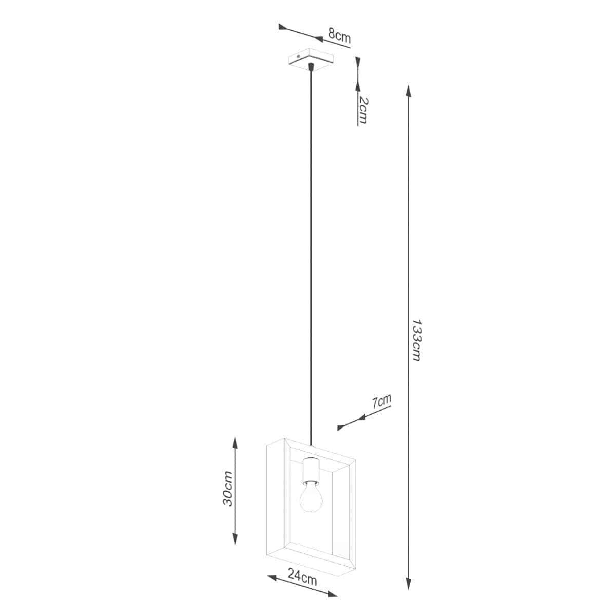 Ripplamp Aries Valge E27 - BrighteNova