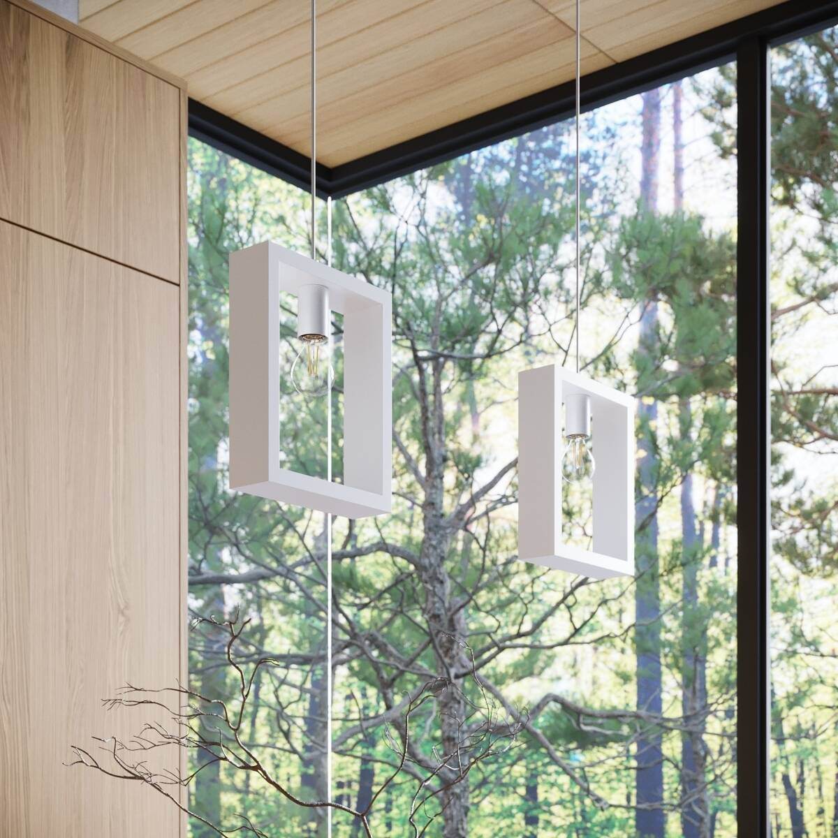 Ripplamp Aries Valge E27 - BrighteNova