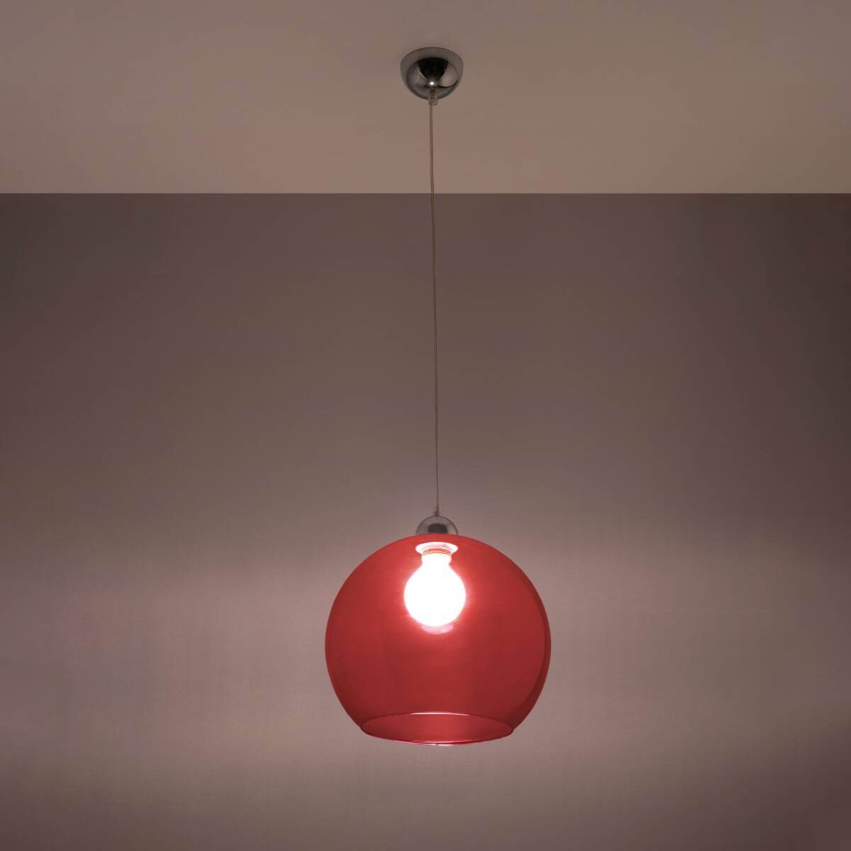 Ripplamp Ball 30 Punane E27 - BrighteNova