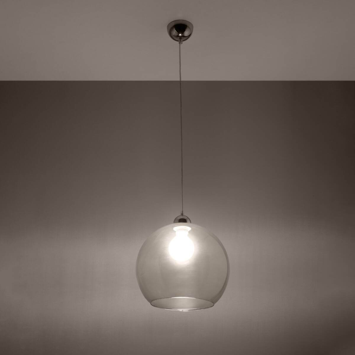 Ripplamp Ball 30 Läbipaistev E27 - BrighteNova