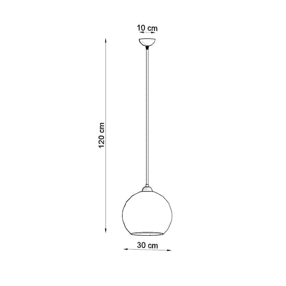 Ripplamp Ball 30 Valge E27 - BrighteNova
