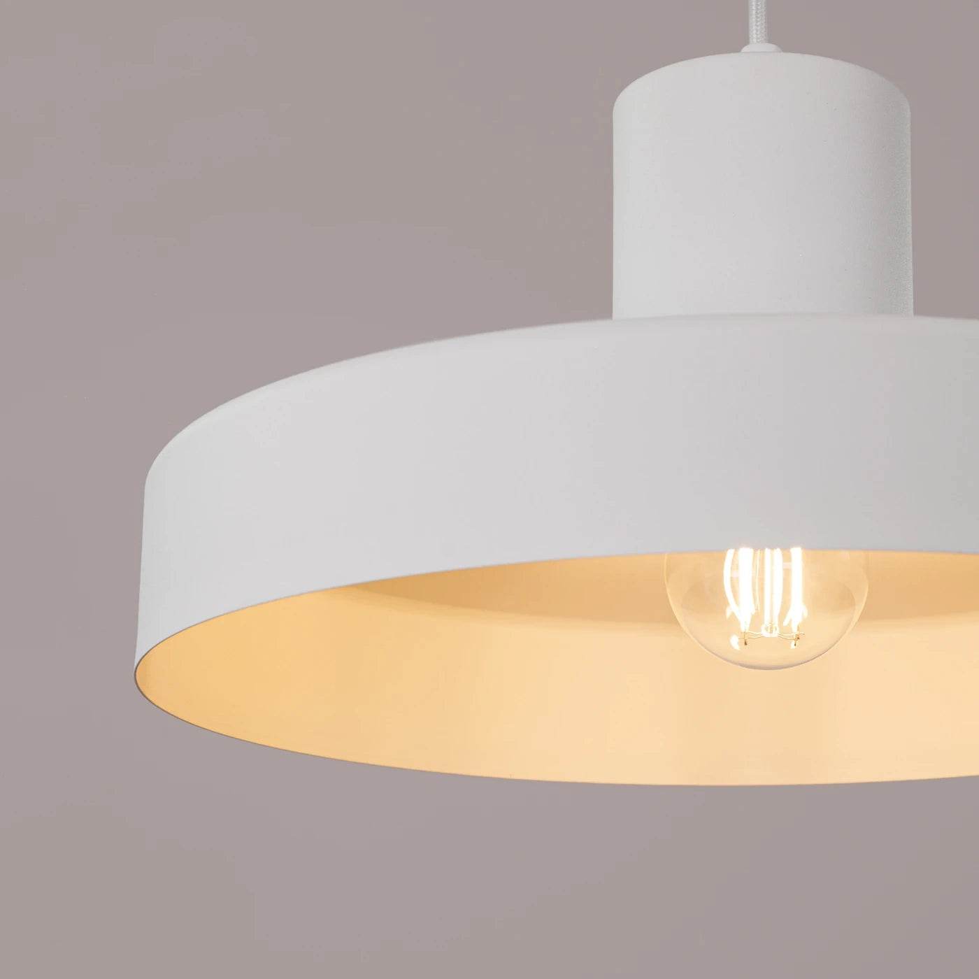 Ripplamp Bilo Valge E27 - BrighteNova
