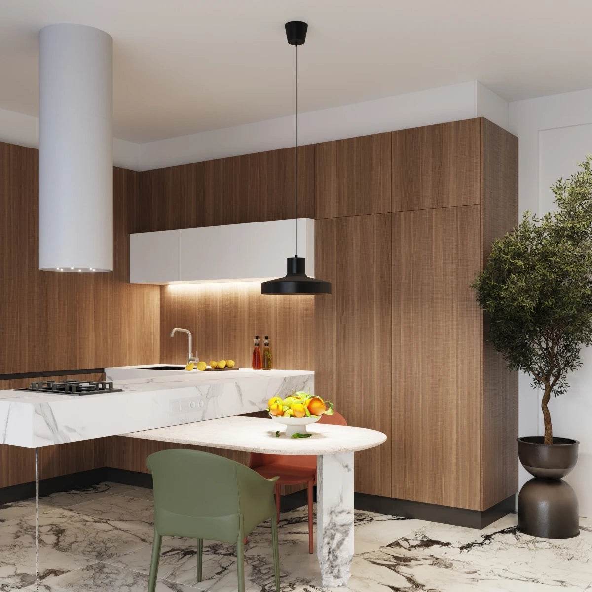 Ripplamp Bilo Must E27 - BrighteNova