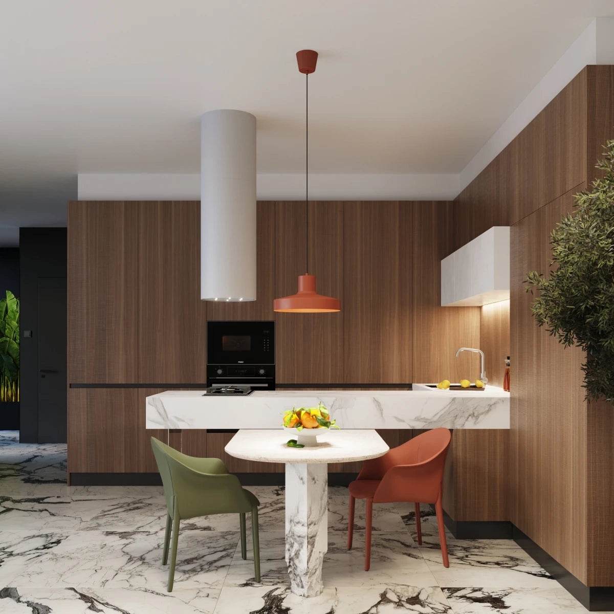 Ripplamp Bilo Punane Ooker E27 - BrighteNova