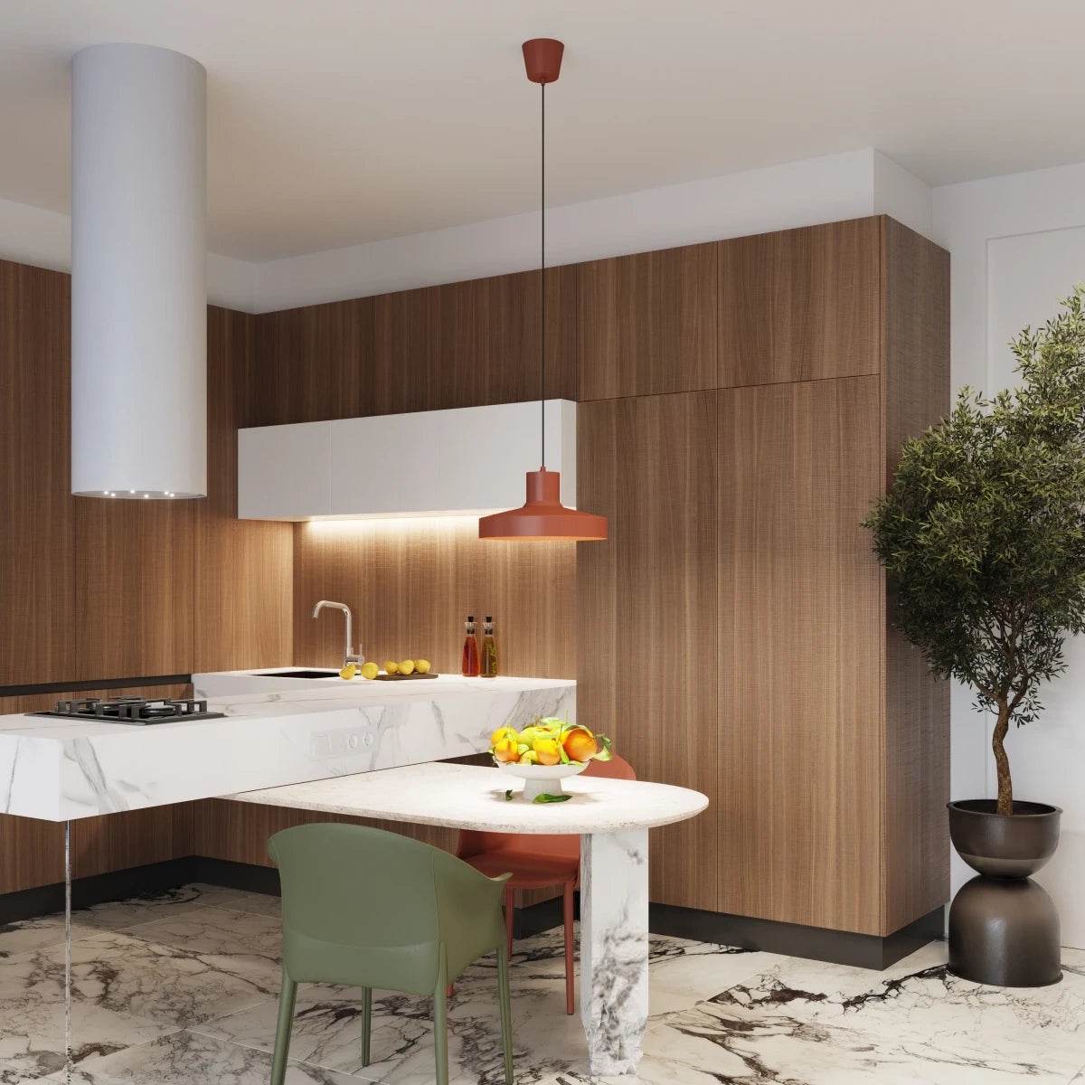 Ripplamp Bilo Punane Ooker E27 - BrighteNova