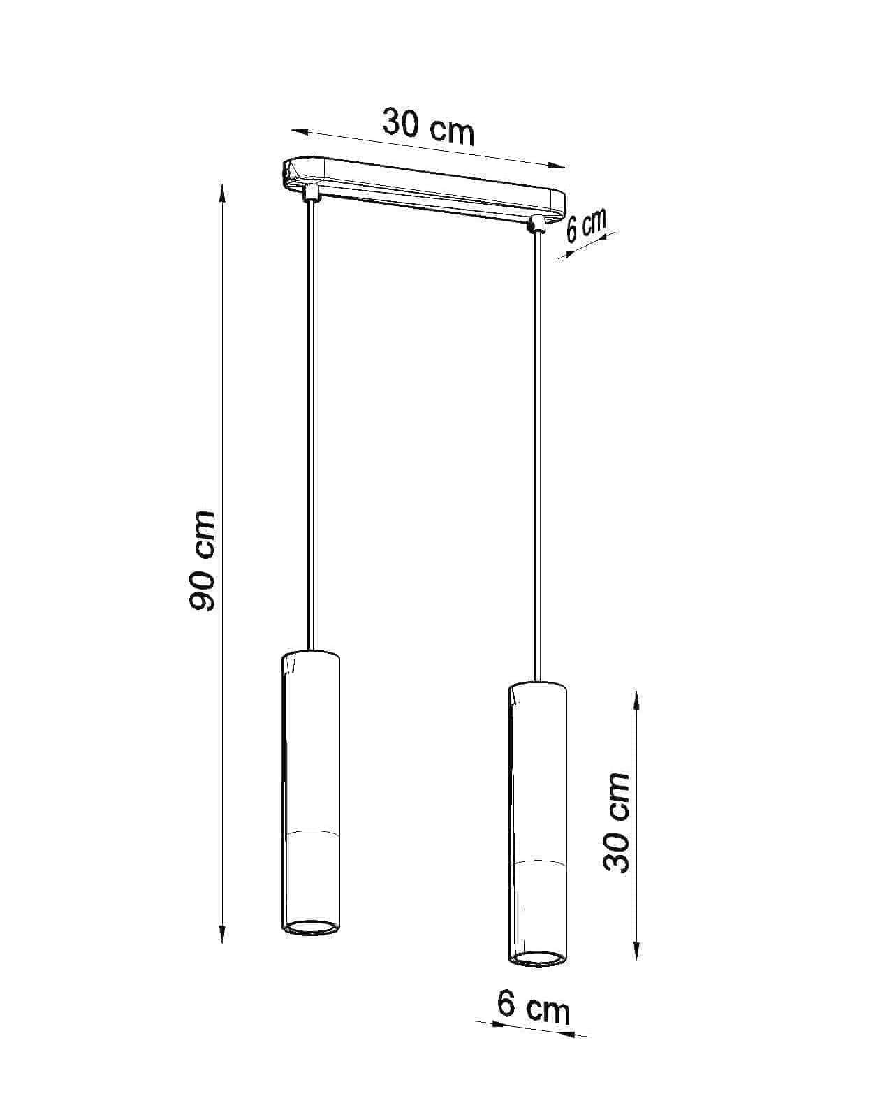Ripplamp Borgio 2 Valge GU10 - BrighteNova