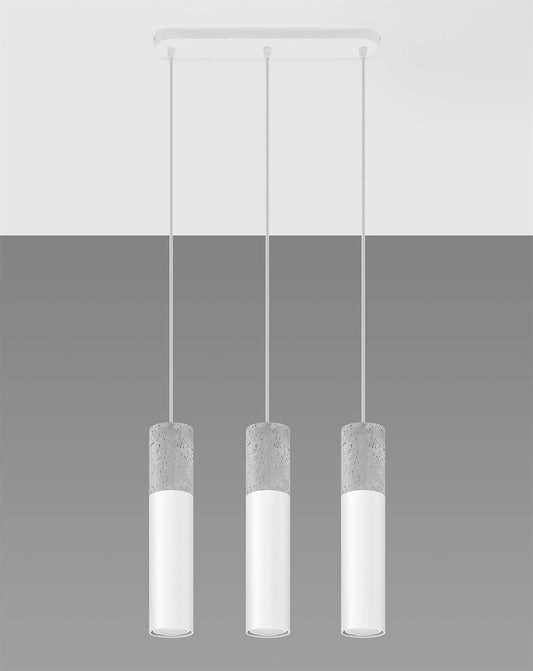 Ripplamp Borgio 3L Valge GU10 - BrighteNova