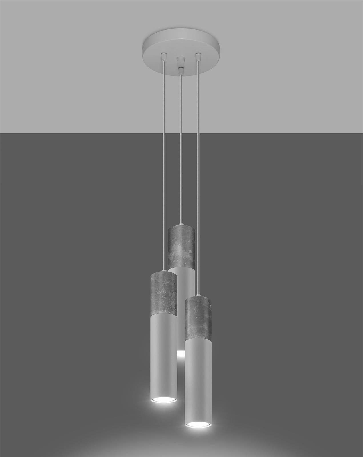 Ripplamp Borgio 3P Valge GU10 - BrighteNova
