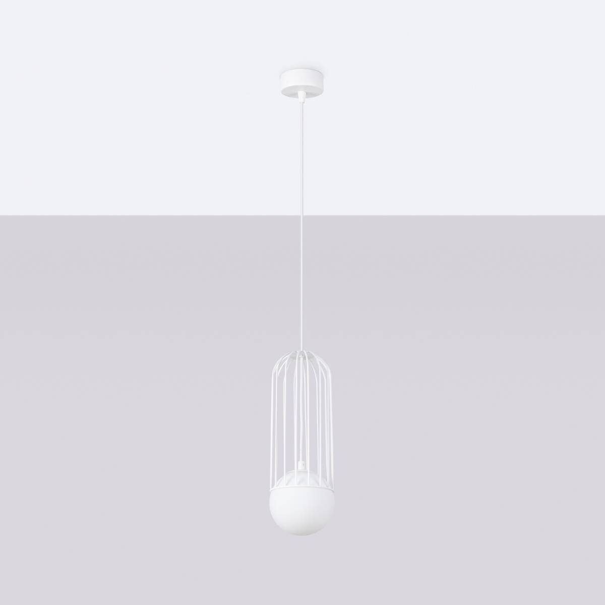 Ripplamp Brina 1 Valge G9 - BrighteNova