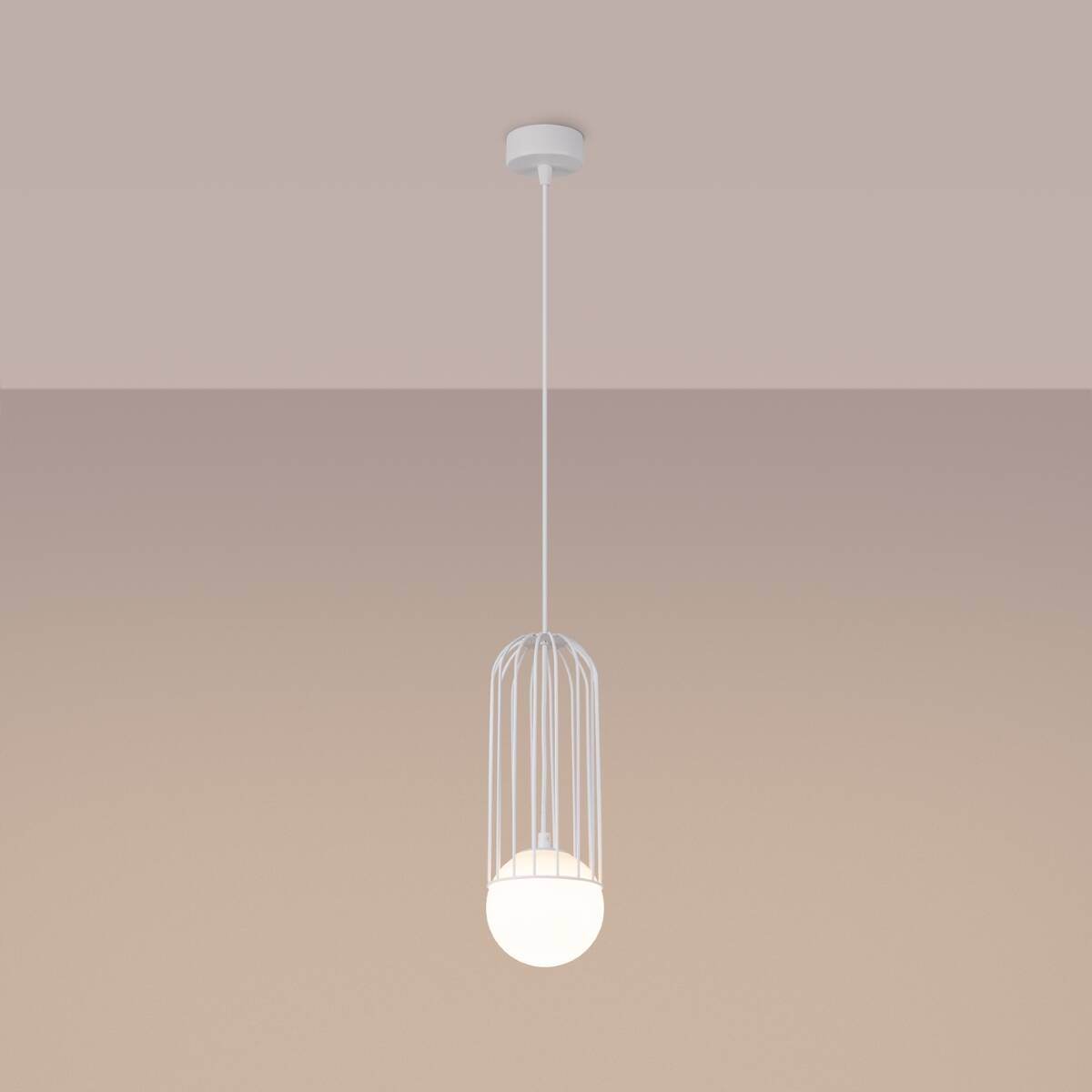 Ripplamp Brina 1 Valge G9 - BrighteNova
