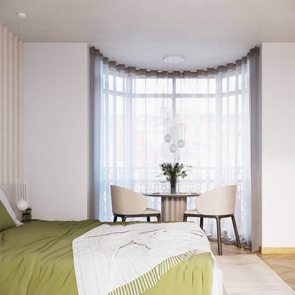 Ripplamp Brina 1 Valge G9 - BrighteNova