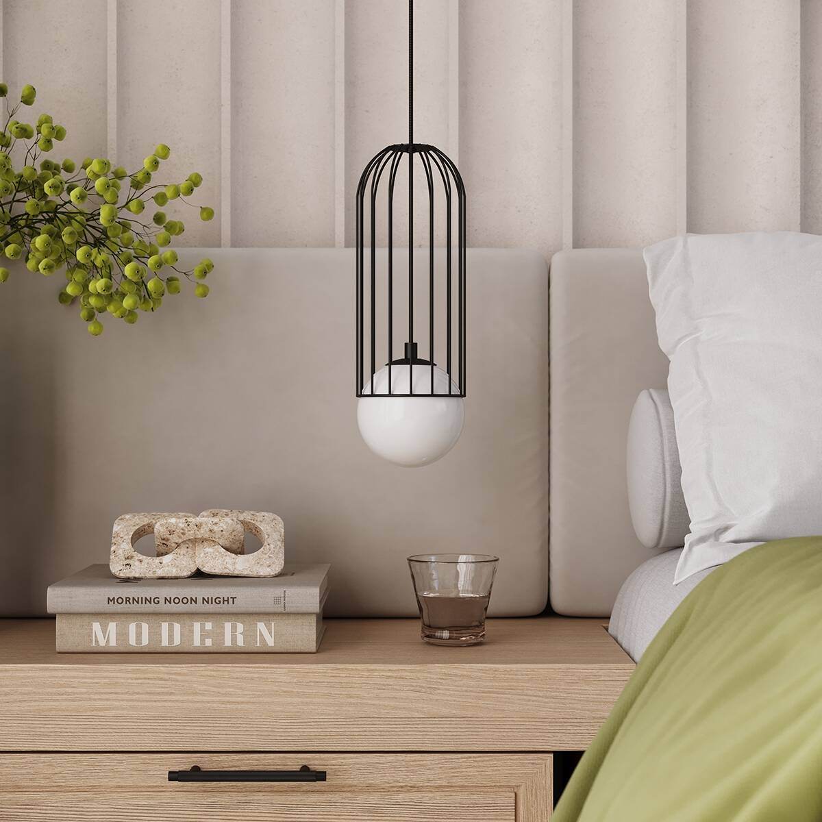 Ripplamp Brina 3L Must G9 - BrighteNova