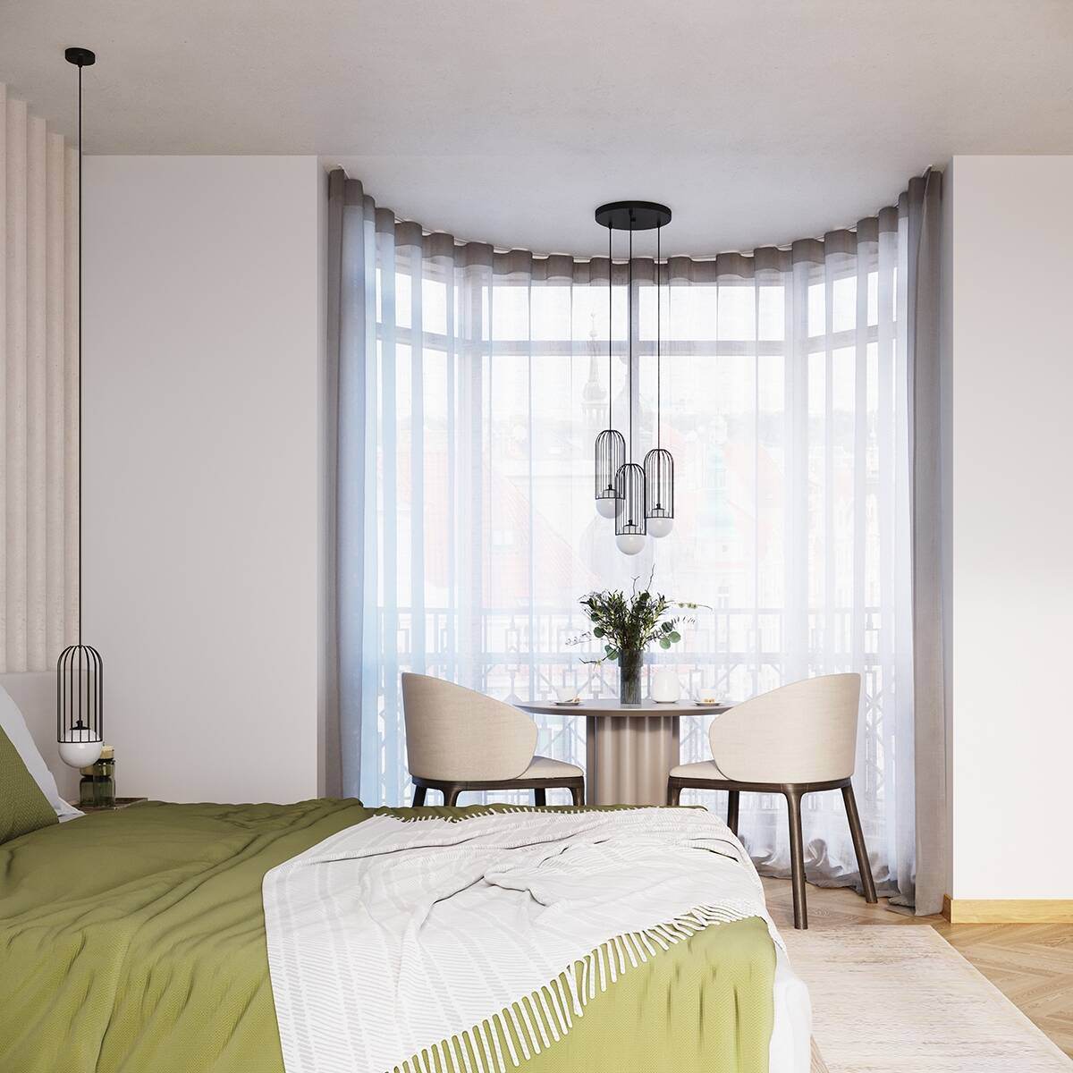 Ripplamp Brina 3L Must G9 - BrighteNova