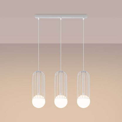 Ripplamp Brina 3L Valge G9 - BrighteNova