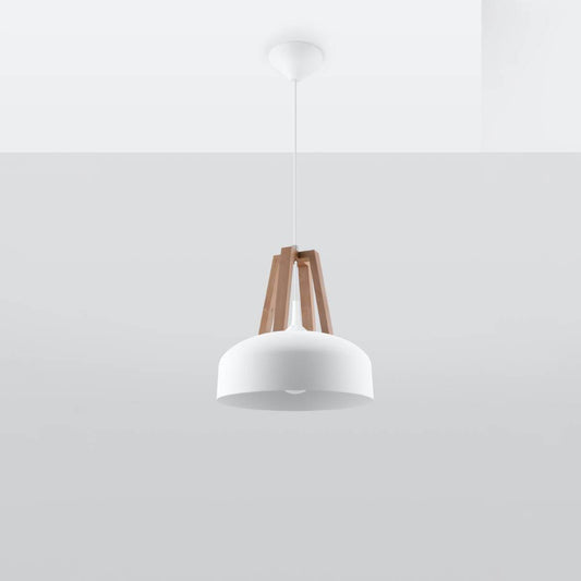 Ripplamp Casco Valge/Puit E27 - BrighteNova