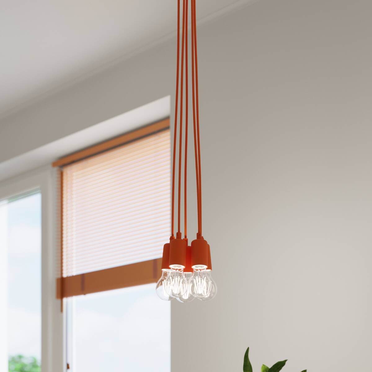 Ripplamp Diego 1 Oranž E27 - BrighteNova