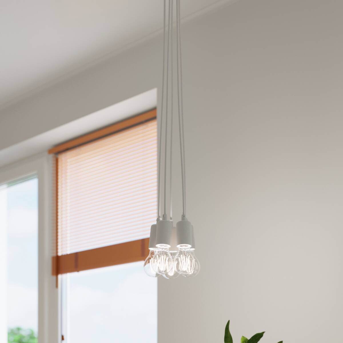 Ripplamp Diego 1 Valge E27 - BrighteNova