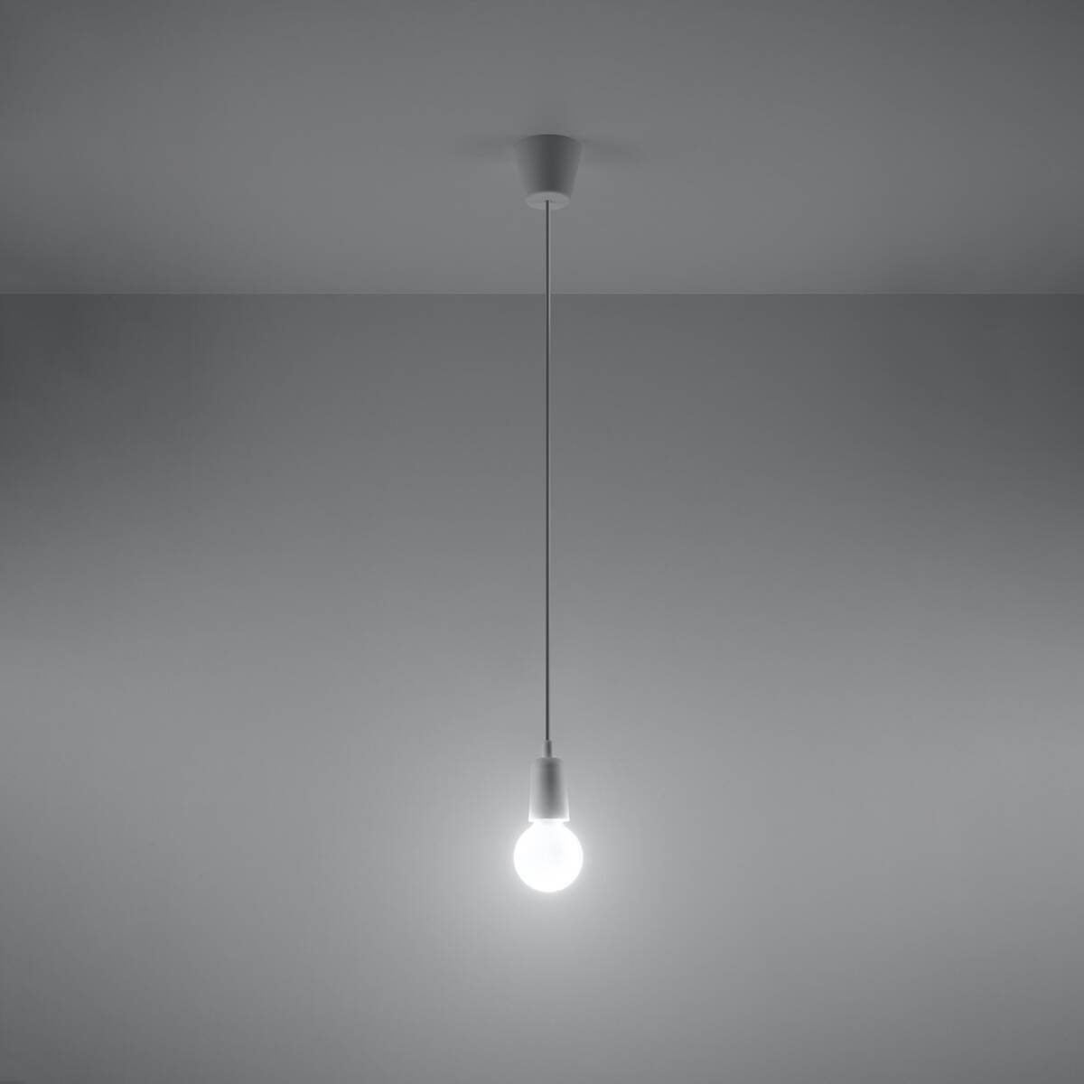 Ripplamp Diego 1 Valge E27 - BrighteNova