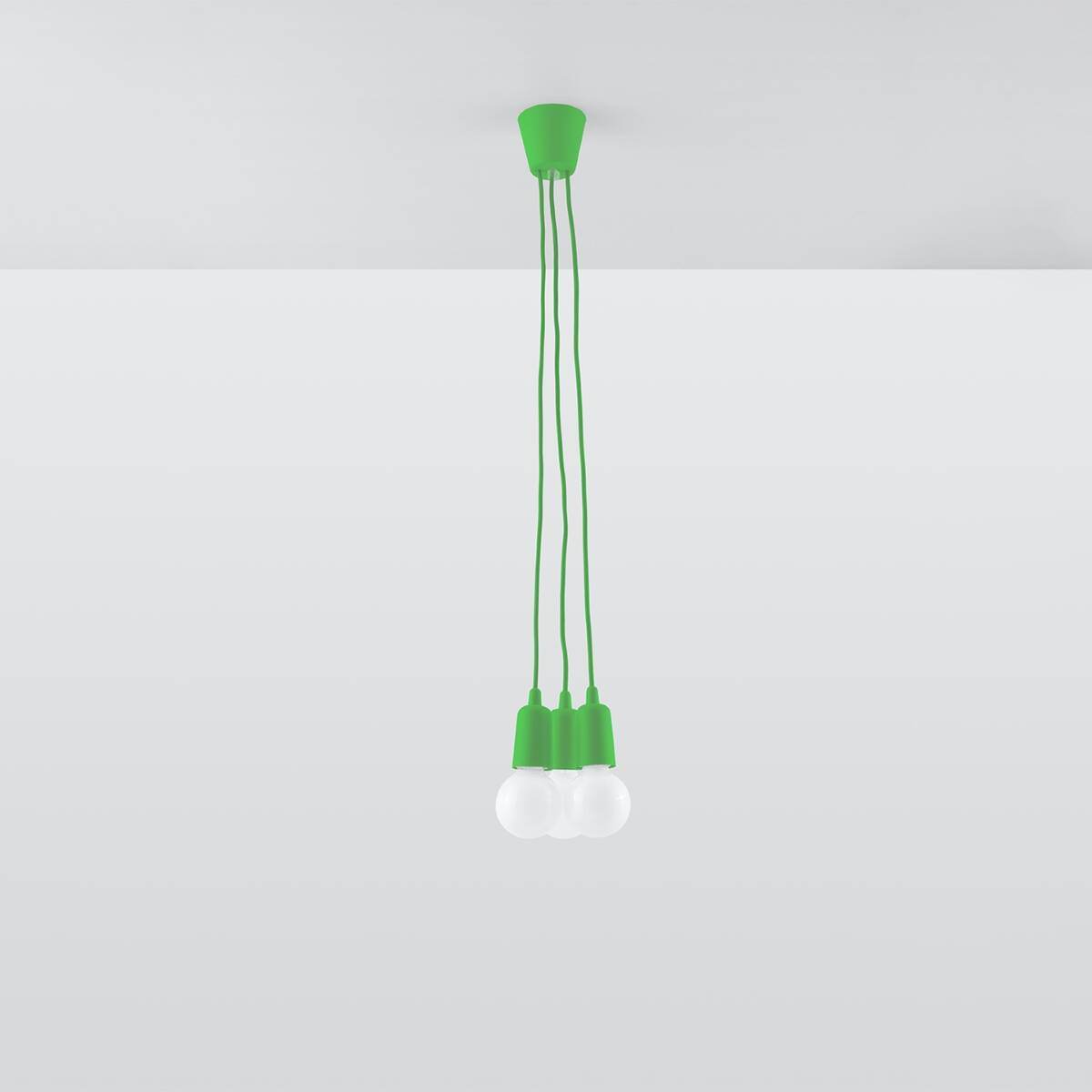 Ripplamp Diego 3 Roheline E27 - BrighteNova
