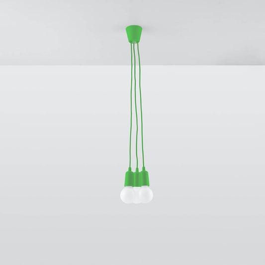 Ripplamp Diego 3 Roheline E27 - BrighteNova