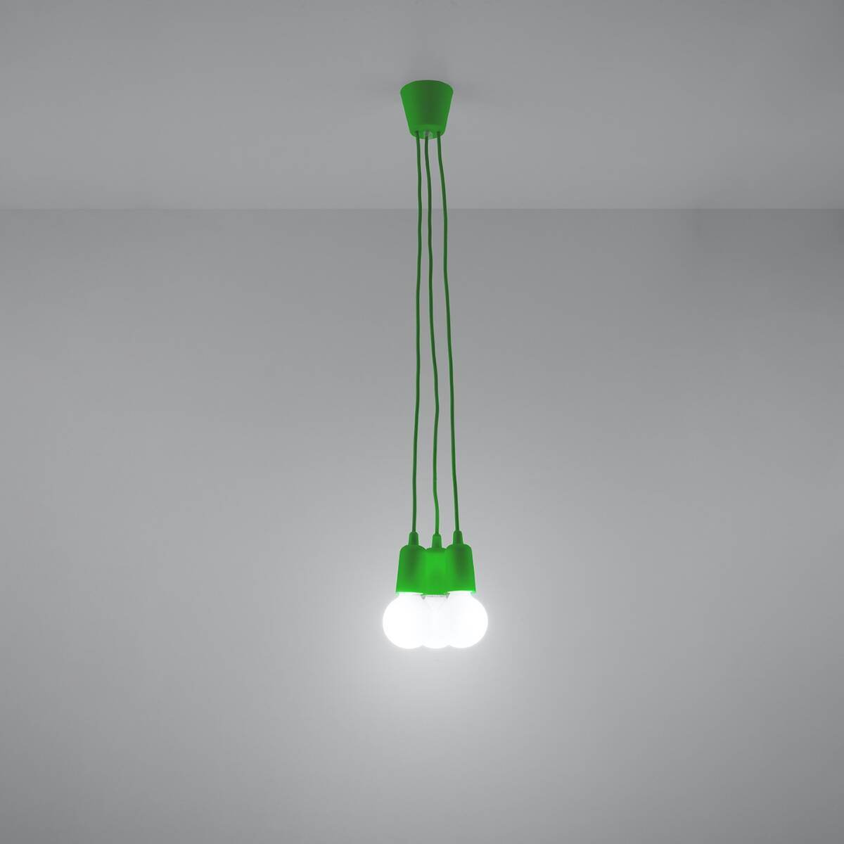 Ripplamp Diego 3 Roheline E27 - BrighteNova