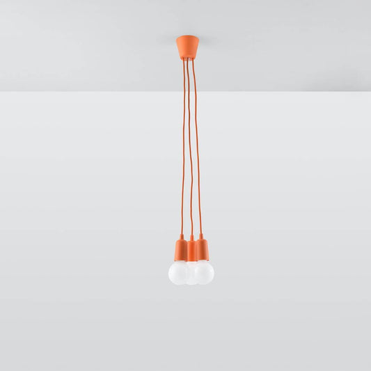 Ripplamp Diego 3 Oranž E27 - BrighteNova