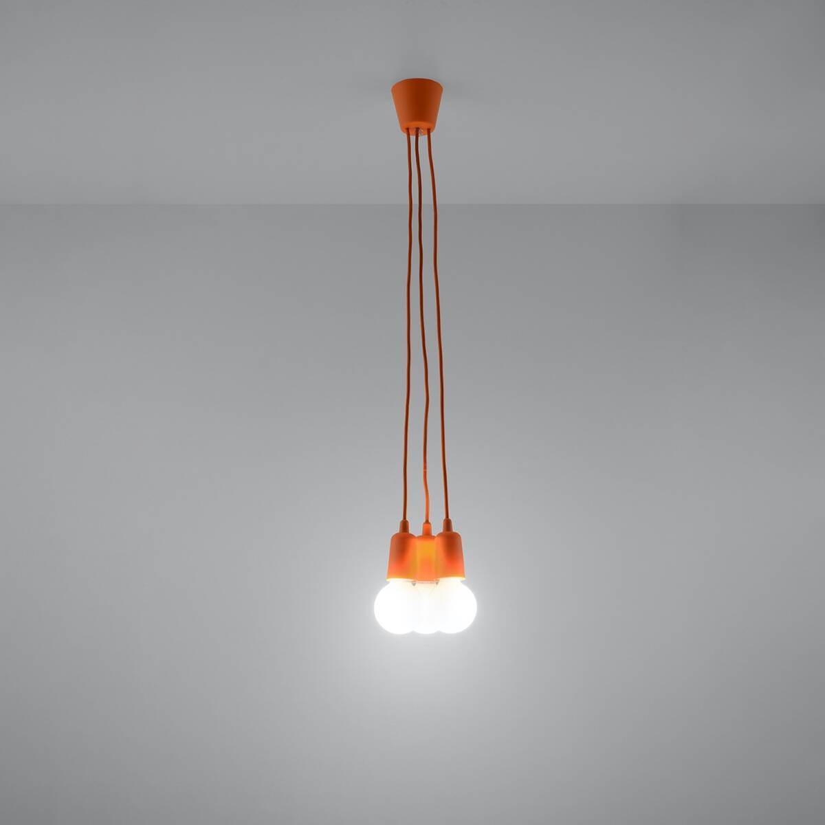 Ripplamp Diego 3 Oranž E27 - BrighteNova