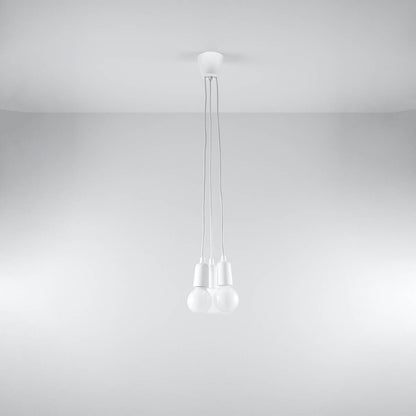 Ripplamp Diego 3 Valge E27 - BrighteNova