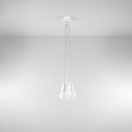 Ripplamp Diego 3 Valge E27 - BrighteNova