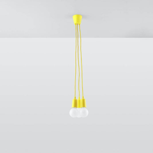 Ripplamp Diego 3 Kollane E27 - BrighteNova