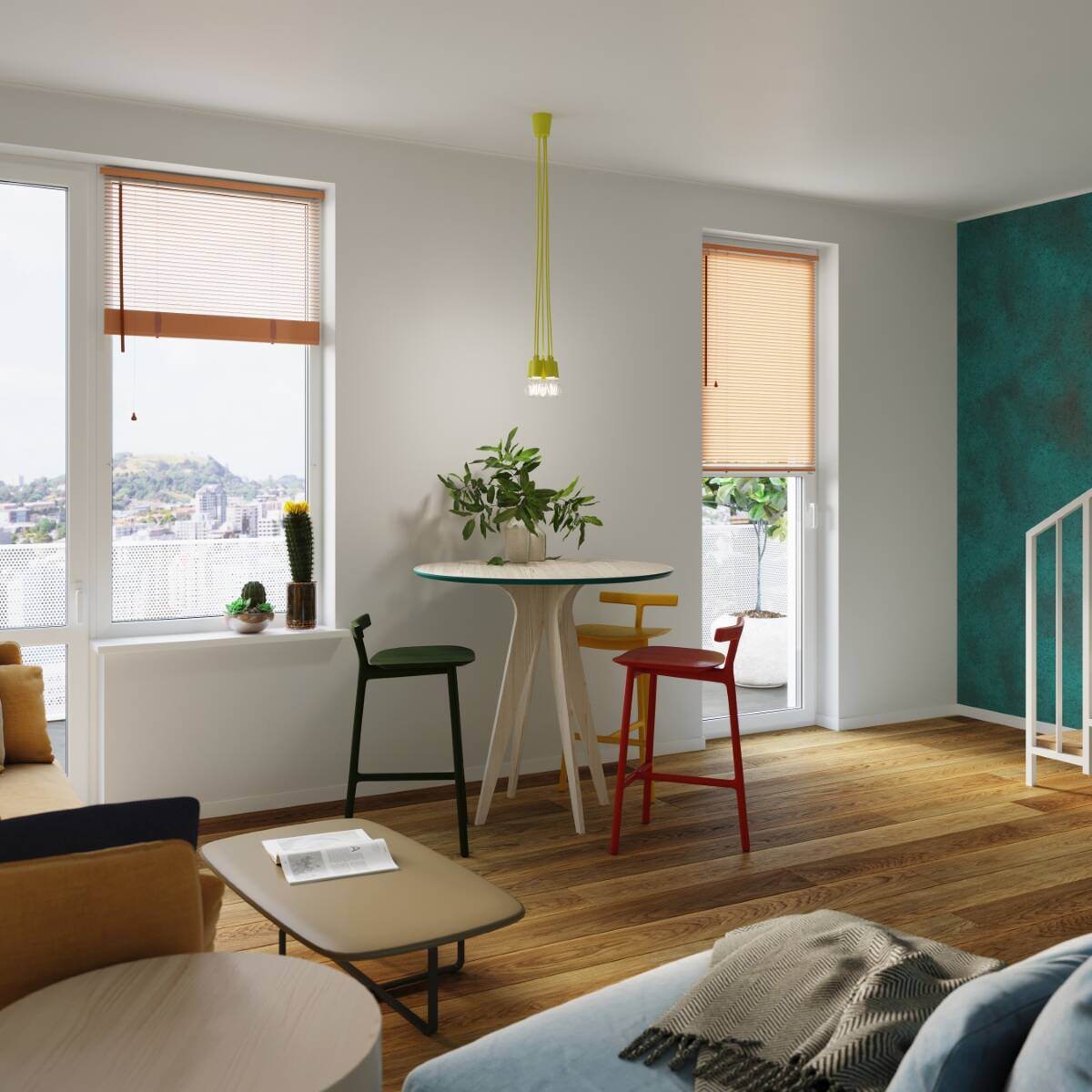 Ripplamp Diego 3 Kollane E27 - BrighteNova