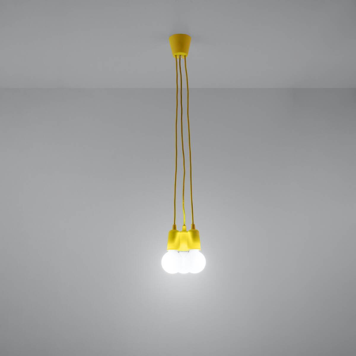 Ripplamp Diego 3 Kollane E27 - BrighteNova