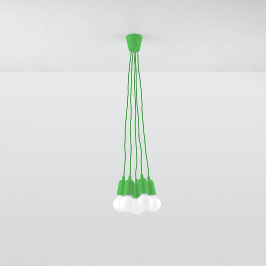 Ripplamp Diego 5 Roheline E27 - BrighteNova