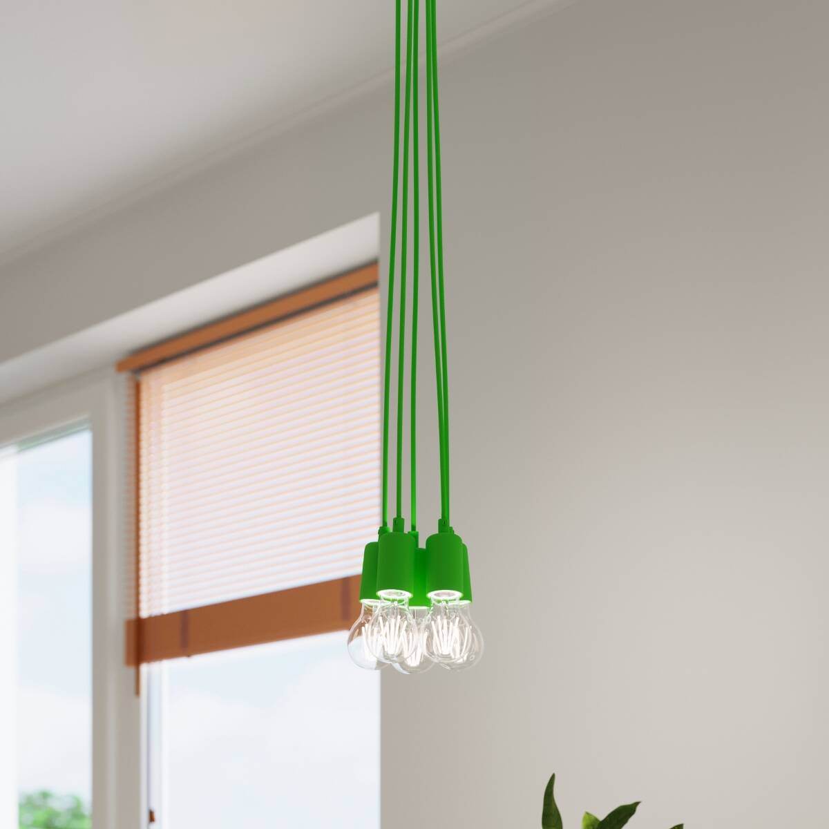 Ripplamp Diego 5 Roheline E27 - BrighteNova