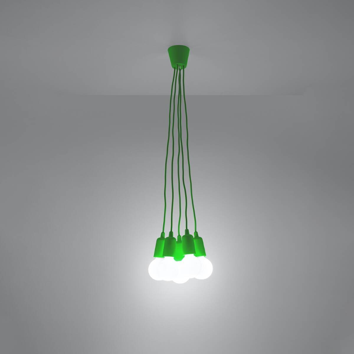 Ripplamp Diego 5 Roheline E27 - BrighteNova