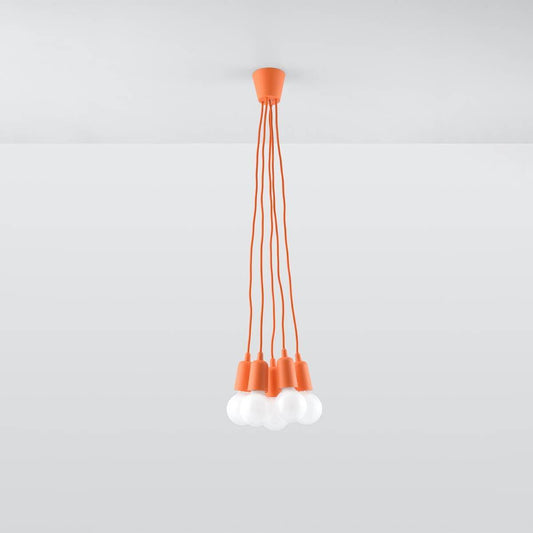 Ripplamp Diego 5 Oranž E27 - BrighteNova