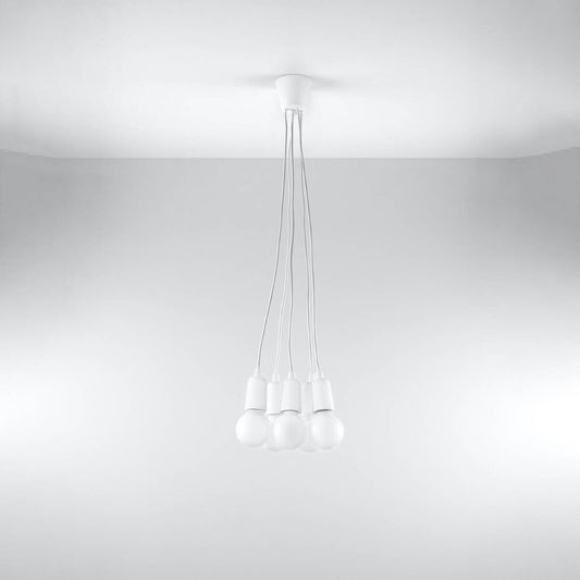 Ripplamp Diego 5 Valge E27 - BrighteNova