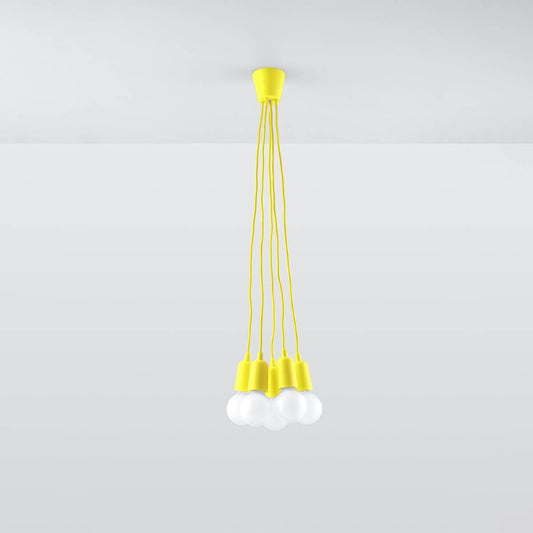 Ripplamp Diego 5 Kollane E27 - BrighteNova