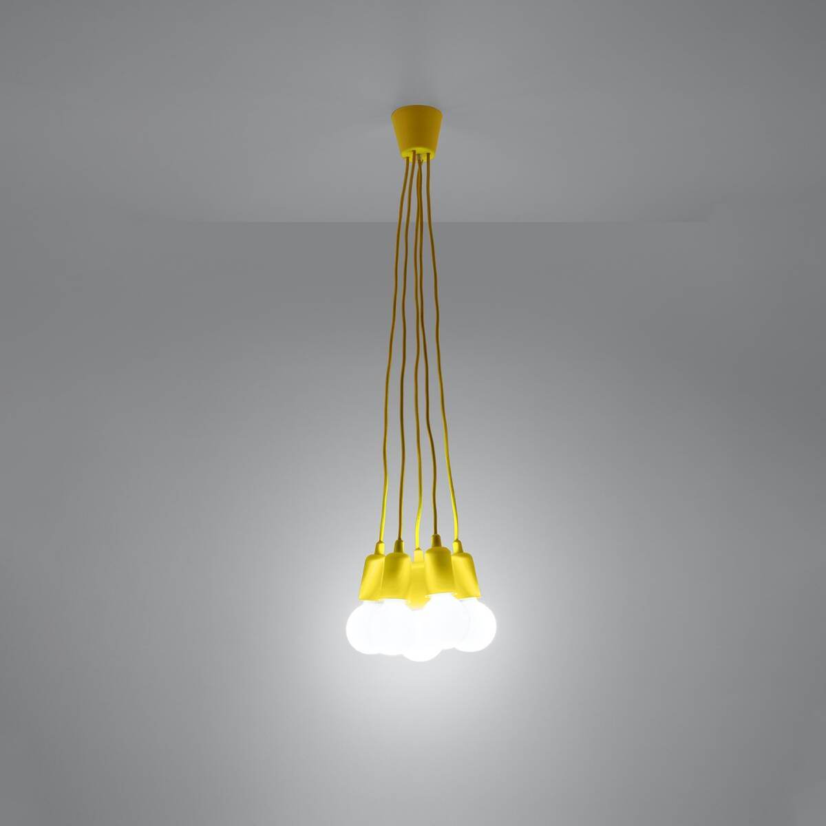 Ripplamp Diego 5 Kollane E27 - BrighteNova