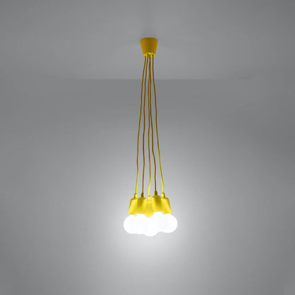 Ripplamp Diego 5 Kollane E27 - BrighteNova