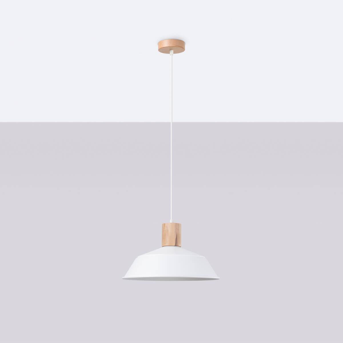 Ripplamp Fano Valge E27 - BrighteNova