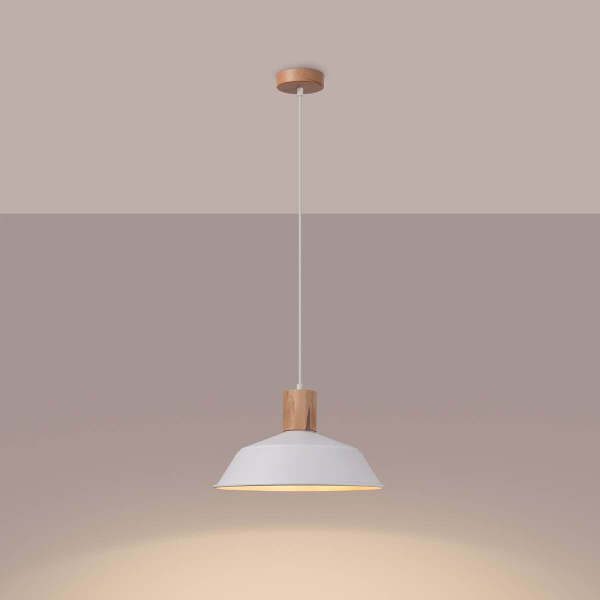 Ripplamp Fano Valge E27 - BrighteNova