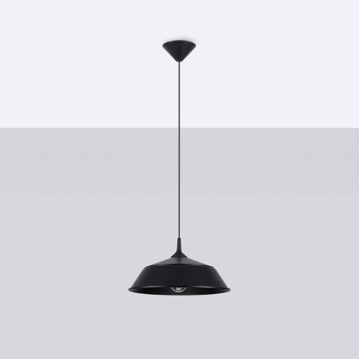 Ripplamp Frika Must E27 - BrighteNova